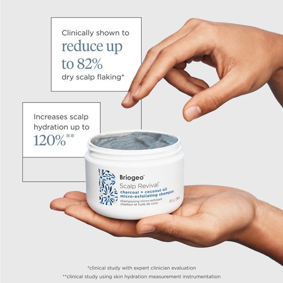 Briogeo Scalp Revival Charcoal Coconut Oil Micro-exfoliating Scrub Shampoo 8 oz - Picture 2 of 5